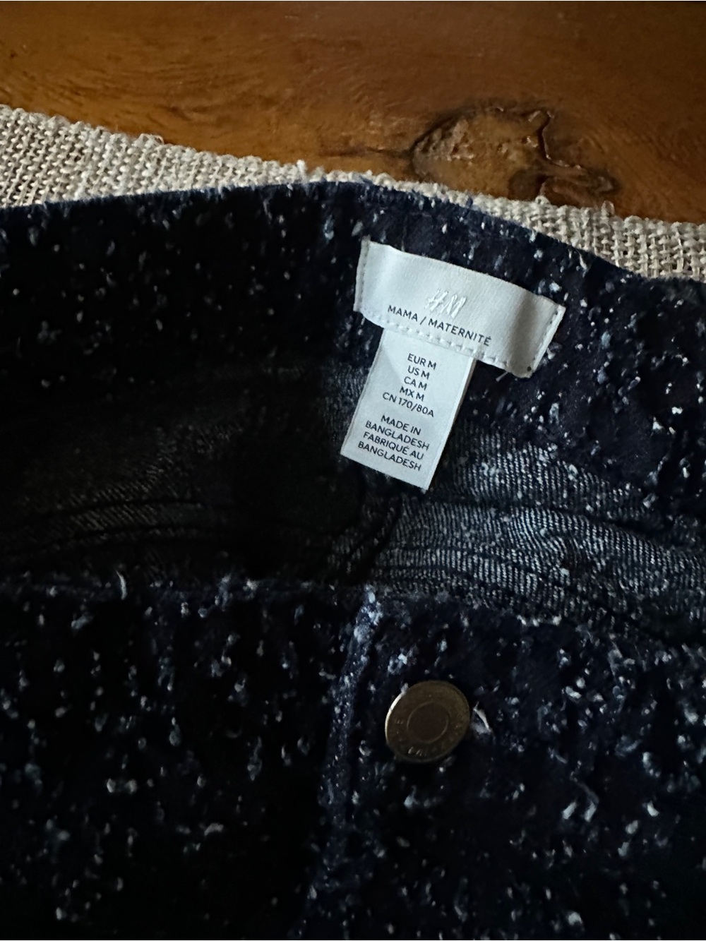 H&M “Mama Before & After” wide leg maternity jeans (lot of 3) - Picture 5 of 13